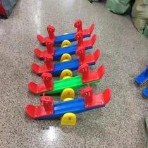 Double rollaway stilts Teething Kindergarten Toys Early teach outdoor room inside and outside rocking horse Trojan Child stilts Plastics