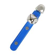 Orff percussion instrument three-bell blue hand rattle childrens early education enlightenment music toy three-bell leather rattle set