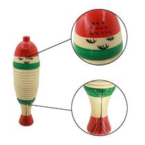 Direct sales of Orff percussion instrument fish doll wooden trumpet fish baby wooden fish early childhood education childrens music toy customization