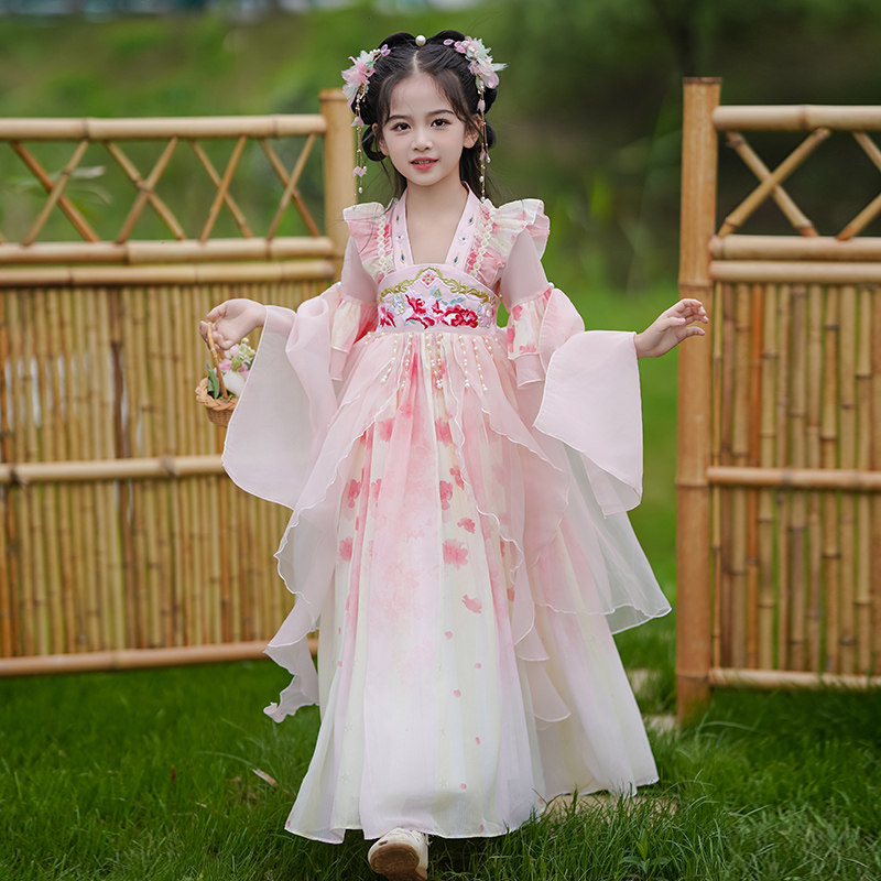 open lace back dress Rose Princess Gown