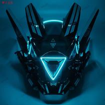 Machine Chia Wind Helmet Sebo Punk Mask Iron Blood Warrior Cosp Male Motor Chia Shine Full Face Headgear Tactics