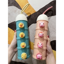 Dr. Brown Cartoon Baby Milk Powder Box Portable Outside Baby Food Complementary Rice Noodle Storage Sealed Moisture-Proof Canned Milk