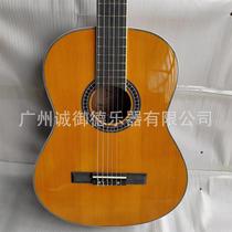 39 Inch 6 String Cloud Cedar Panel Nanyang Wood Bottom Sideboard Retro Yellow Bright Light Classical Guitar Set