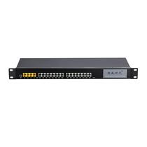 1U rack-mounted Guowei Times WS848-K416 group program-controlled telephone switch with 4 inputs and 16 extensions