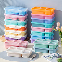 Five-compartment Lunch Box Set With Sauce Box Sealed 5-comp