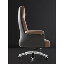 Leather boss chair large chair light luxury office chair home chair switch chair sedentary comfortable backing chair