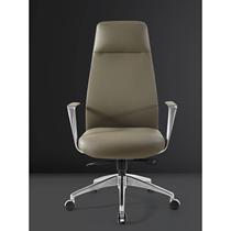 Minimal Simple Leather Chair Co-chair Household chair Switch chair Computer chair Set comfortable backing chair