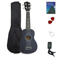 21-inch color ukulele beginner childrens wooden four-string small guitar with tuner customized