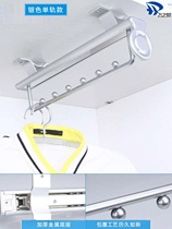 Clothes Hanger Wardrobe Clothes Rod Telescopic Top Mount Clothes Rack Hardware Accessories Rod Wardrobe Hanging Rod Cross Bar