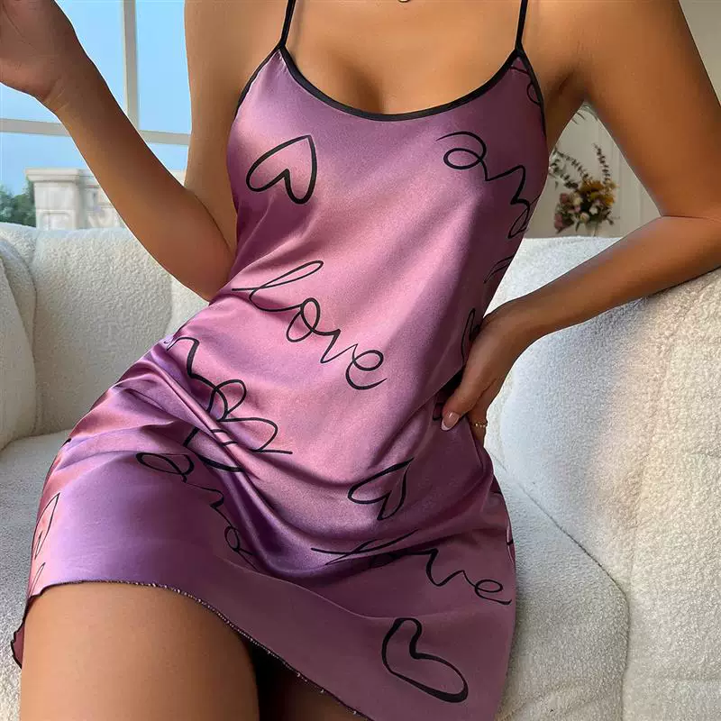 Ночная сорочка с вырезом, спереди перекрестной спинкой, платье ' sleepwear