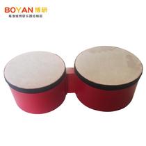 Manufacturer straight for Orff children Bongo drums kindergarten early education Puzzle Instruments Red 6-inch 7-inch Bongo drums
