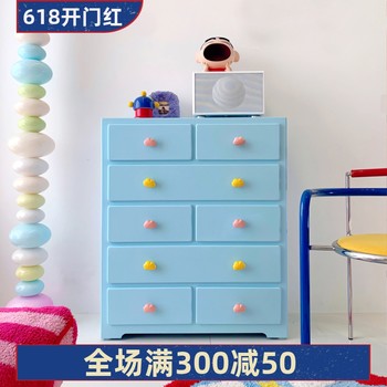 Youjia craft cabinet home living room drawer cabinet badou entrance cabinet solid wood dining side cabinet bedroom storage cabinet