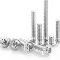 PWM nickel-plated cross round head with screw pan head with blade screw M1 4 M2 5 M3