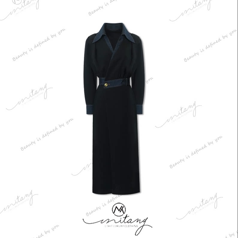 L Skirt Length 120, Bust 108, Waist 76 [Mengmeng Gaoding Chunyinjia] Spring Dress 17160