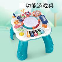 Cross-border Xiecheng early education learning table multi-functional game table baby educational enlightenment music toy table toys