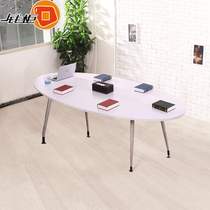Money cabinet office conference table and chair combination training negotiation table staff table simple office furniture 1 4 meters not included