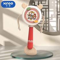 1 Nibble Rattle Baby Music 0 Bite Newborn Can Three 36 Toys Baby Month-Xinge Rattle Stick Hand-Years
