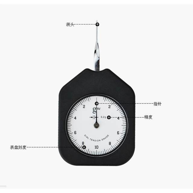 Edbor Tension Meter HTS-3/5N dynamometer HTD-30/50/150g Dual Pointer Contact Pressure Tester