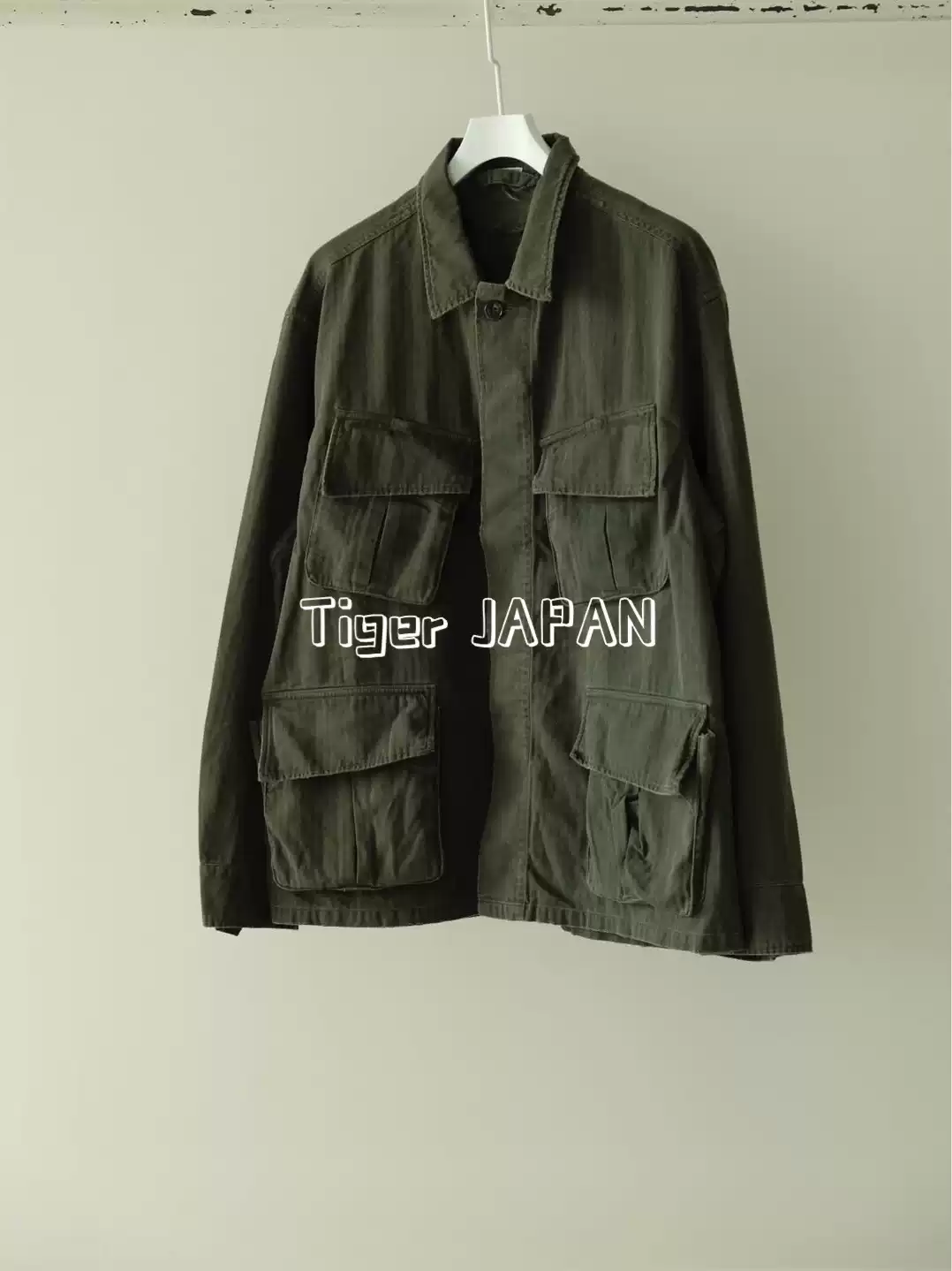 订购A.PRESSE Vintage US Army Jungle Fatigue Jacket四袋夹克