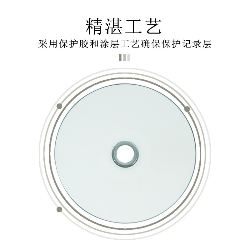 Jvc High-Speed Blu-Ray 100g Blank Disc 2-6X Bd-R XL Large Capacity Printable White Surface Recording Disc