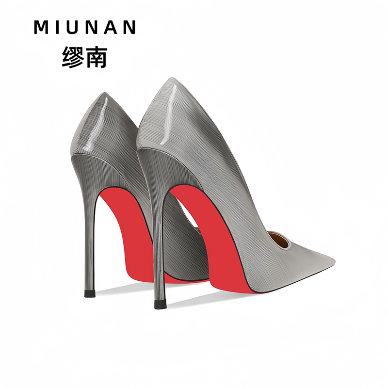 Miaonan High Heels for Women, Stiletto Heels, 2026 New Model, Large Size, Red Sole, Pointed Toe, Elegant and Comfortable Miaonan High Heels for Women, Stiletto Heels, 2026 New Model, Large Size, Red Sole, Pointed Toe, Elegant and Comfortable
