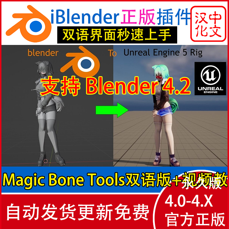 Blender Plugin Magic Bone Ue5 Rig Creator 3.09 Unreal Engine Rigging Creation Blender Plugin Magic Bone Ue5 Rig Creator 3.09 Unreal Engine Rigging Creation