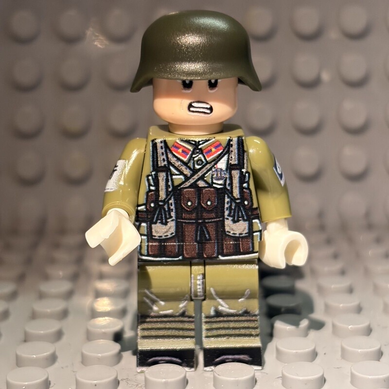 Third-Party Building Block Model of the 87Th Division Stormtrooper Figure, Uv Printing (Includes Head and Hat)