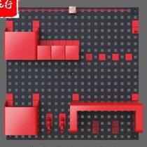 Wall rack without punching hole board wall rack desktop storage rack photo wall living room Nordic wall