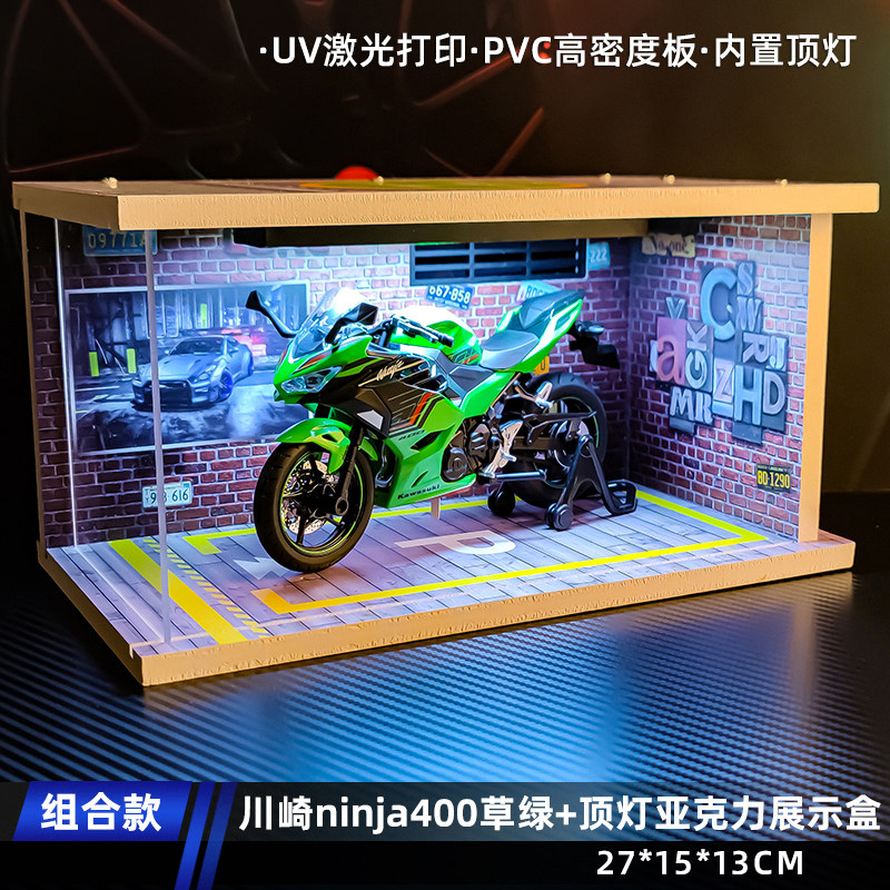 Модель мотоцикла Kawasaki 400 из имитационного сплава, коллекция моделей мотоциклов, украшение, подарок на День святого Валентина для парня Изображение 1