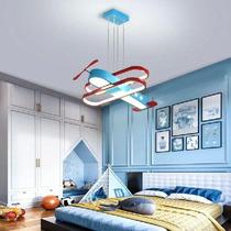 Nordic Golden Airplane Boy Children Bedroom Chandelier