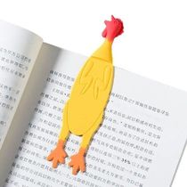 Fun Bookmarks Silicone Bookmarks Chicken Shape Creative
