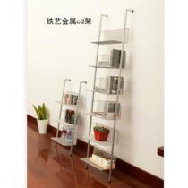 Iron CD rack floor-standing metal multi-grid file disc rack storage rack grid storage rack office sundries organization