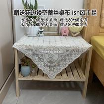 Bedside table solid wood Yifeng bedroom accessories rib storage shelf floor-to-ceiling window storage rack table manufacturer one piece