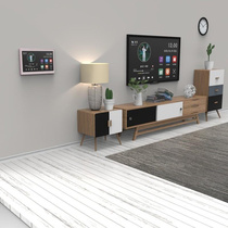 High-end new 7-inch Android background music ceiling speaker host 485wifi Bluetooth AUX touch network port timing