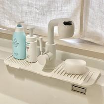 Kitchen tap anti-spray splashout washroom sink containing drain water Stagnant Water Resistant Silica Gel Water Guide Tank