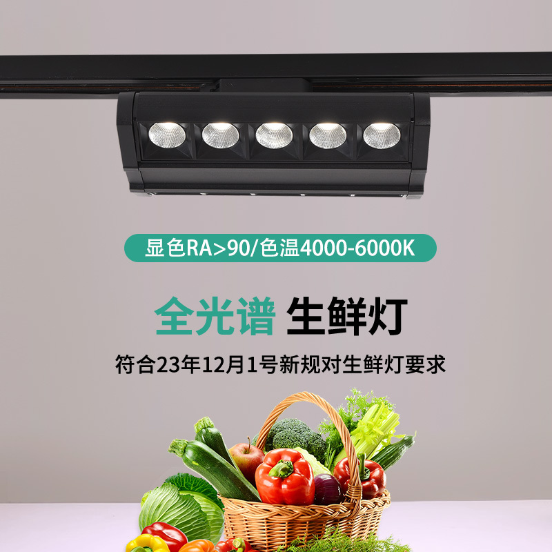 Special Shelf Light for Supermarket Lighting, High Brightness, High Lightness, Energy Saving, Can Replace Track Spotlights