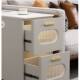 Living Room Slate Modern Minimalist Sofa Side Cabinet Movable Tea Side Table