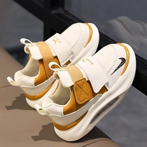 Brands Break Code Nike Children Shoes Winter CUHK Child Girl Gvet Sports Children Leather Face Light Non-slip Running Shoes