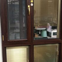 Built-in hollow louver glass window sunshade louver double-layer tempered magnetically controlled louver partition