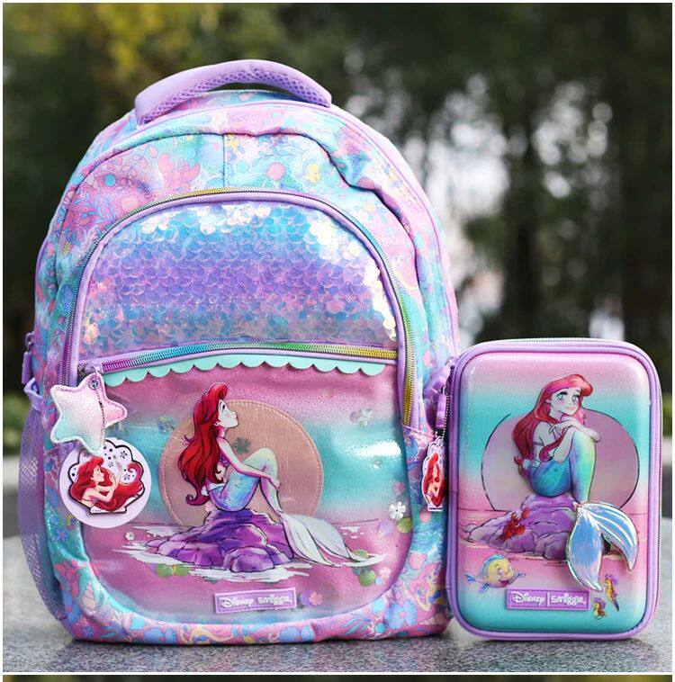 рюкзак genuine disney australia smiggle mermaid school bag #ffoooo