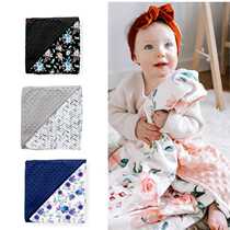 Soothing beanie blanket cotton infant lunch break blanket for all seasons summer childrens blanket air-conditioning quilt childrens quilt