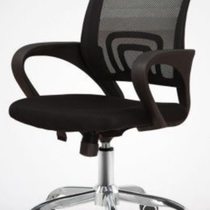 Black mesh lifting computer office chair home modern simple swivel chair breathable staff chair staff seat