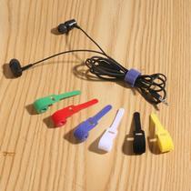 Back-to-back Velcro straps self-adhesive data cable management straps needle-type Velcro straps pointed Velcro straps