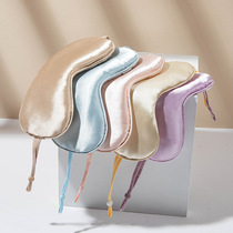 Midu dog silk cover light-blocking sleep cover ear-hanging mulberry silk aviation cover sleep double-sided