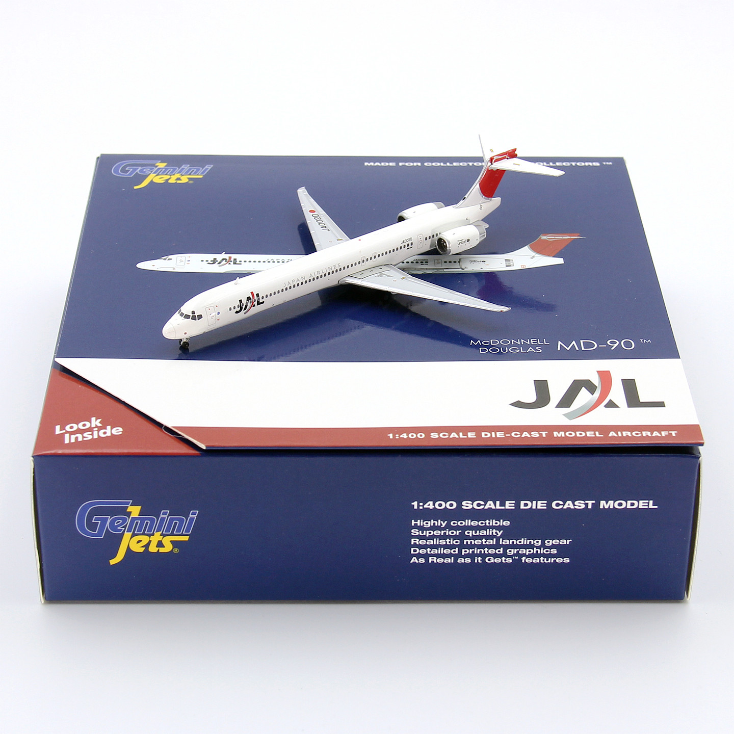 Gemini jets JAL 日本航空 MD-90 JA002D 1/400
