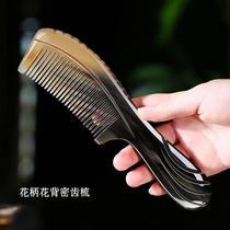 Strong and durable horn comb thickened and lengthened natural anti-static womens long hair anti-hair loss gift home press