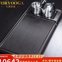 Li Yuyoujia brand high-end German Bakelite tea tray automatic water filling tea table integrated kettle tea tray home use