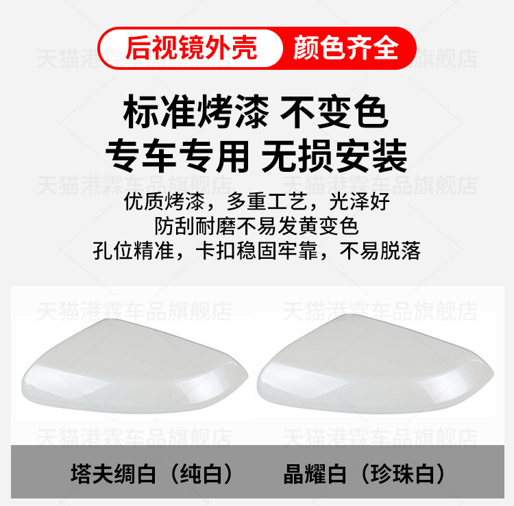 Suitable for Honda Lingpai Rearview Mirror Housing 18-21 Models, Reversing Mirror Frame, Rear Cover, Bottom Shell, Turn Signal Strip