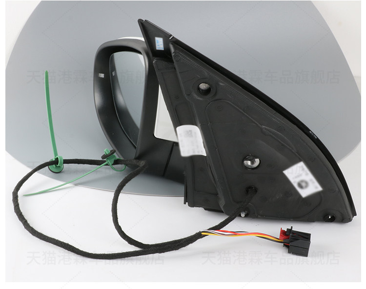 Applicable to 08-13 Volkswagen Golf 6 mirror assembly high 6 rearview mirror car left and right 6-wire reflector