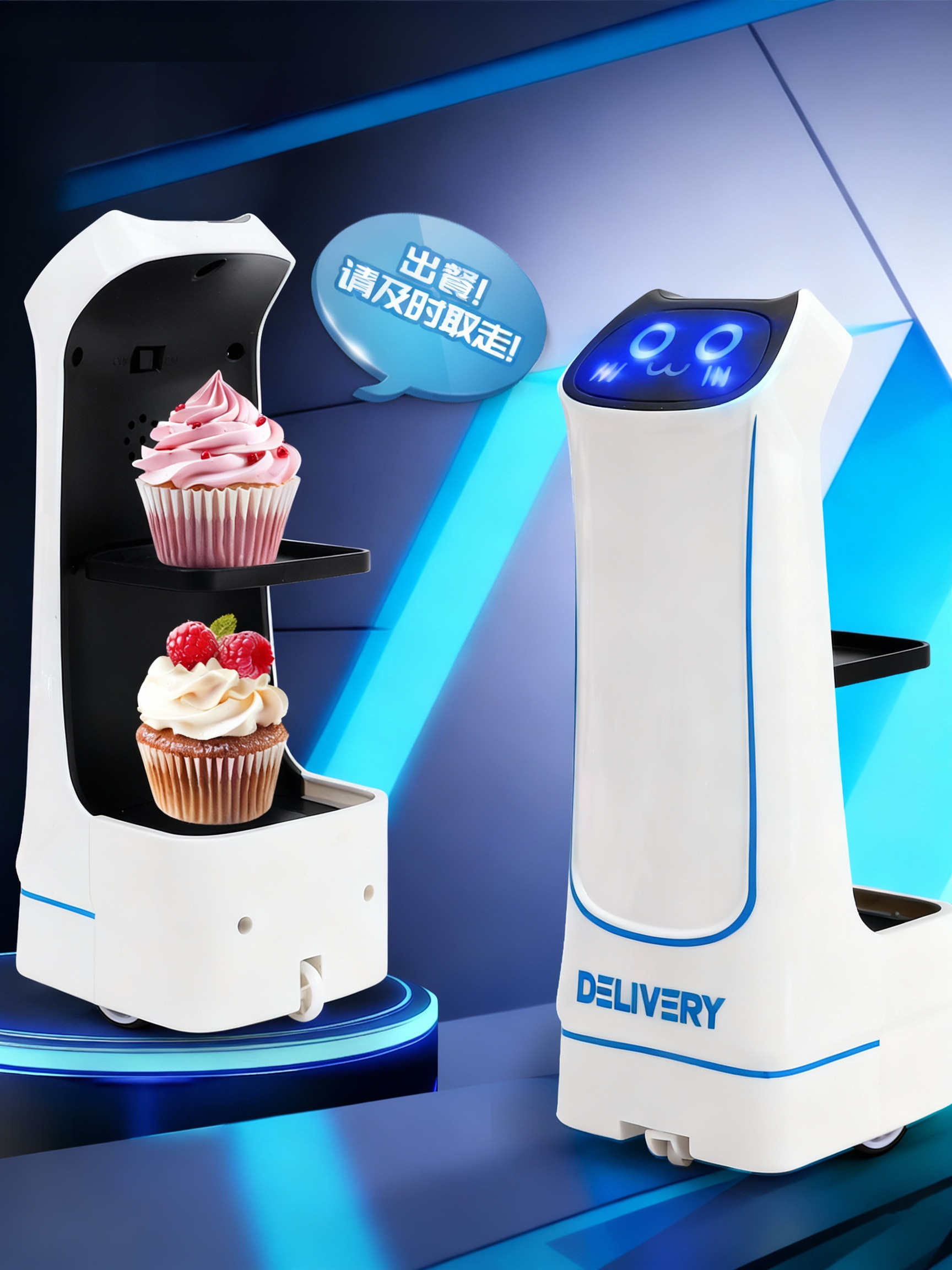 Delivery Robot Remote Control Toy for Boys, Delivery and Transportation of Drinks and Snacks, Trendy for Girls, Children, Parent-Child Interaction